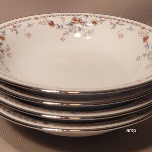 Noritake Adagio 7237 (Lot of 4) Soup Bowls (7 3/8") EXCELLENT!